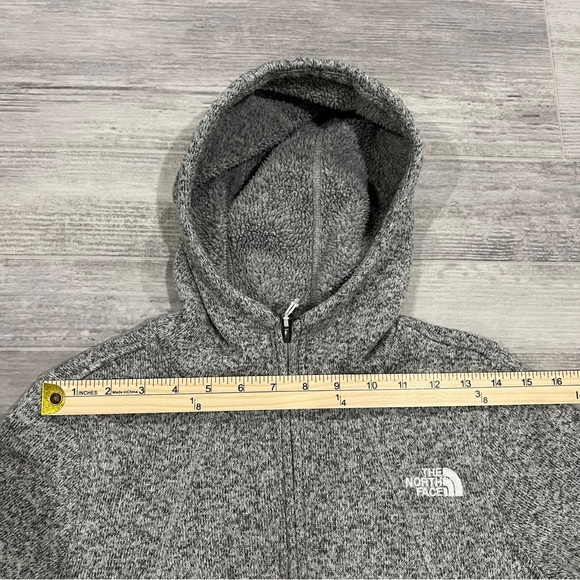 The North Face Fleece Full‎ Zip Hoodie Jacket (Women's Small) Gray - Picture 8 of 13